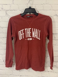 red vans shirt long sleeve