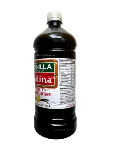 Molina Vainilla Mexican Vanilla Molina Extract Best seller in Mexico 1000ml/33oz - Afbeelding 1 van 1
