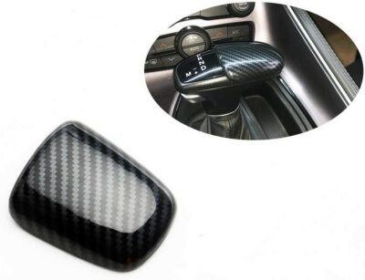 15-23 Dodge Challenger Carbon Fiber Molded Gear Shift Bezel Trim