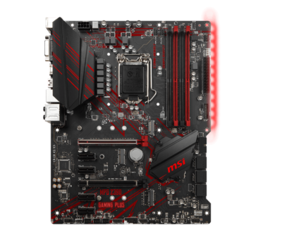 MPG Z390 GAMING PLUS LGA 1151 MSI Intel ATX Motherboard M.2 USB