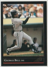 1992 Leaf George Bell #462 BLACK GOLD parallel Chicago White Sox