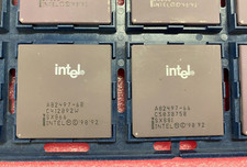 Vintage 30 years old Intel A82497-60 Ceramic Gold Cache Controller SX866