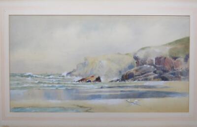 Devon Cornwall John Syer b.1846 Watercolour Seascape to £1,700 at auction