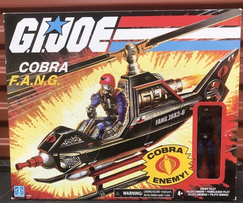 GI Joe Retro Collection COBRA F.A.N.G. Helicopter FANG 2021 Walmart Exclusive