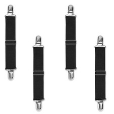 4 Pack Adjustable Elastic Boot Straps Pant Clips Stirrups Leg Straps