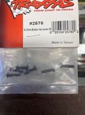 Traxxas 2578 Screws 3x12mm Button-Head Machine hex drive  6   
