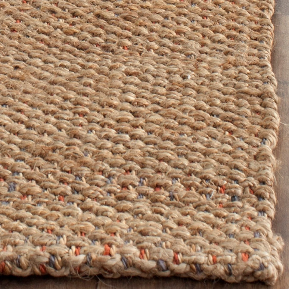 Safavieh Natural Fiber Jute Natural / Multi Runner 2' 6" x 12' - Image 2 of 3