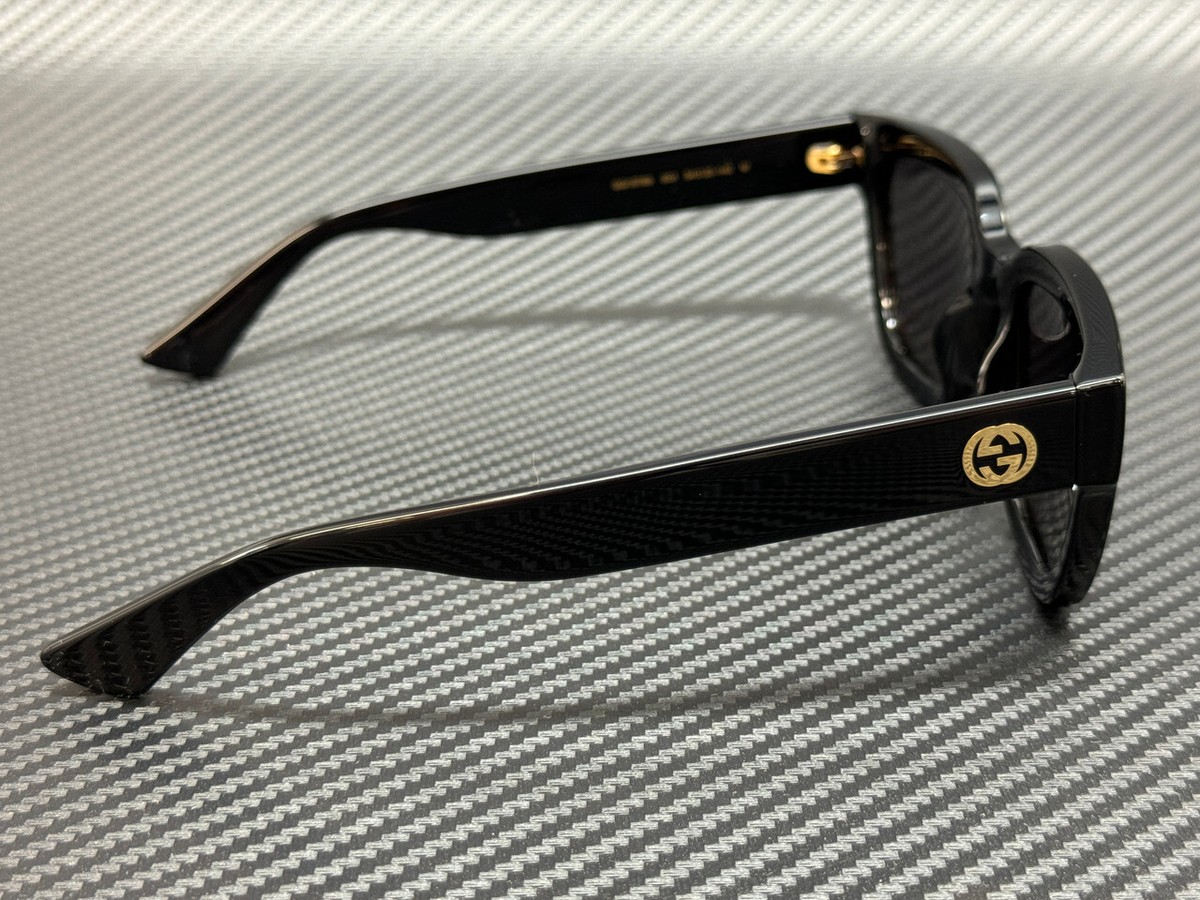 小物 GUCCI vintage sunglasses GG Black Gucci Sunglasses 1999 Vintage Black Green Rectangle GG 2524