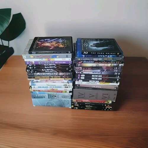 Junk Drawer Bulk Lot Movies Dvd Blu-ray Wholesale Several Sealed Inventory
