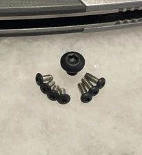 Matte Black Stainless Steel Torx Screws Set For Benchmade Crooked River Knife