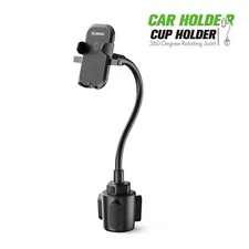 NEW Esoulk Strong Phone Universal Cup Holder Mount 11 Inch Flexible Gooseneck 