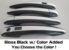Black and Color Door Handle Overlays Fits 2021 - 2025 Nissan Rogue YOU PICK CLR