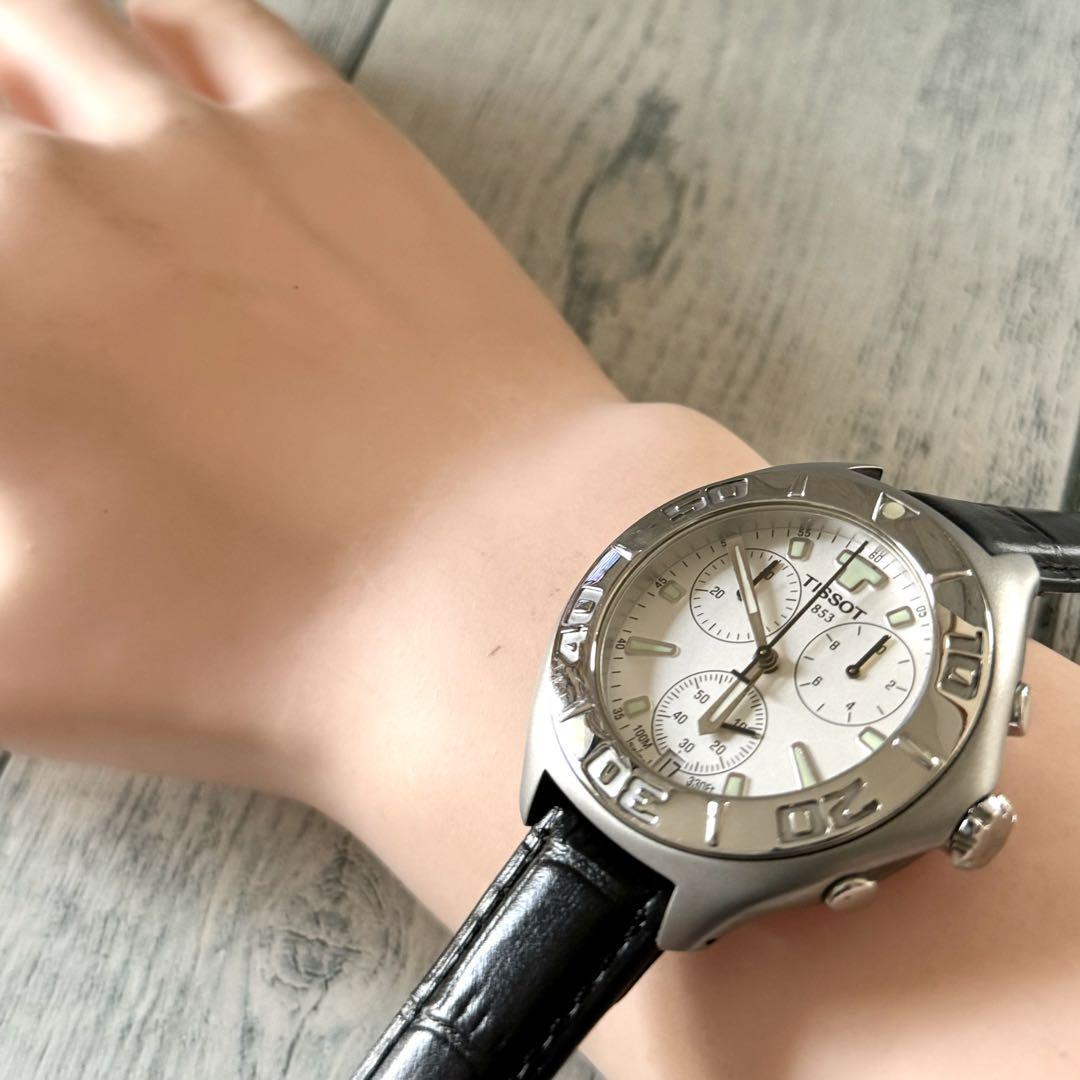 TISSOT ティソ クロノグラフ 腕時計 S 462/562 クオーツ Tissot 1853 Chronograph Quartz Sapphire Diver S462/562