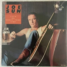 NEW Sealed JOE SUN With Shotgun Livin on Honky Tonk Time OVATION Lp VINYL RECORD