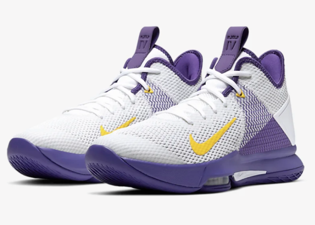 Nike LeBron Witness 4 Lakers for sale 