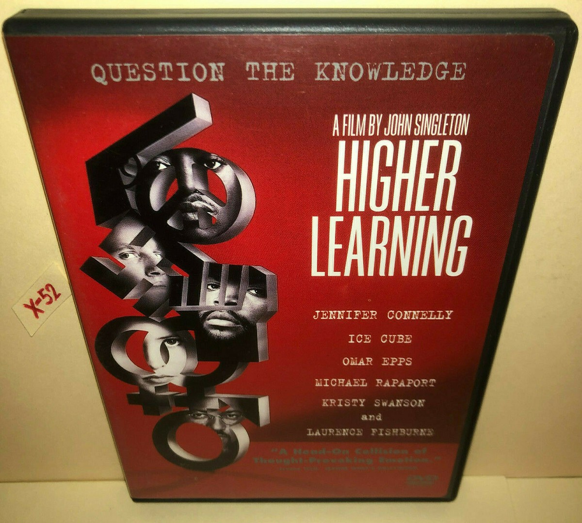 Higher Learning John Singleton DVD Ice Cube Tyra Banks Regina King