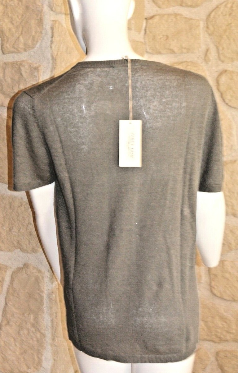 Zara Gris Tricoté Haut Taille M Neuf