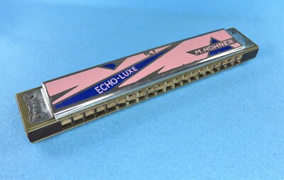 Vintage Boxed M .Hohner Echo-Luxe Harmonica in C | eBay