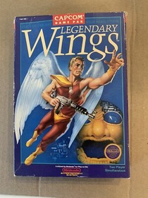 Legendary Wings (Nintendo NES, 1988) Boxed in Box CIB Very nice Includes Manual