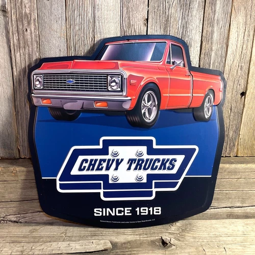 Chevrolet Chevy Truck C10 12"  Metal Tin Sign Vintage Garage Man Cave Gas New