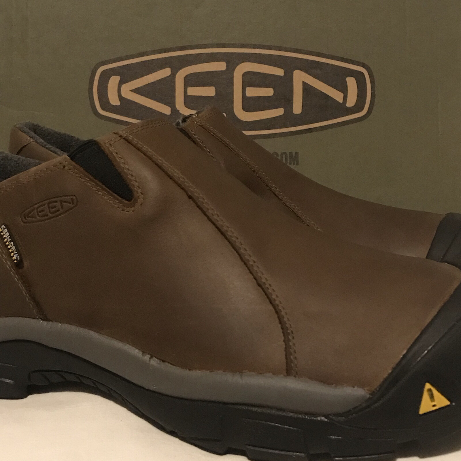 Scarpe slip on uomo NEW KEEN taglia 7 M Bressanone impermeabili isolate 1002269 lana