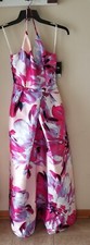 Women Sz 3 V-Neck Sleeveless Bodycon Maxi Dress Prom Party Cocktail Wedding Gown