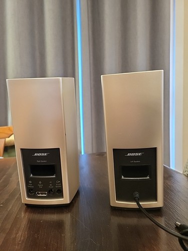Bose Companion 20 Computer Speaker System Silver Complete Tested SHIPS FAST! - Afbeelding 7 van 15