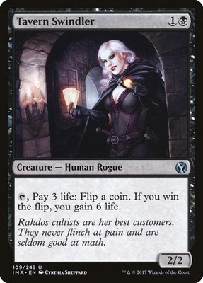 MTG Magic the Gathering Tavern Swindler (109/256) Iconic Masters NM