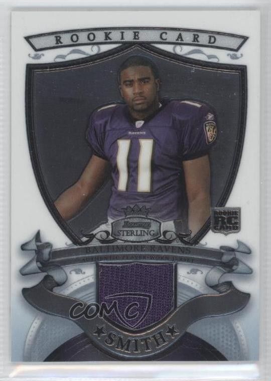 2007 Bowman Sterling Rookie Relics Troy Smith #BSRR-TS RC 0d9