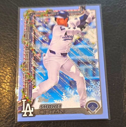 Shohei Ohtani [Blue Lights] #H200 2025 Topps Holiday card