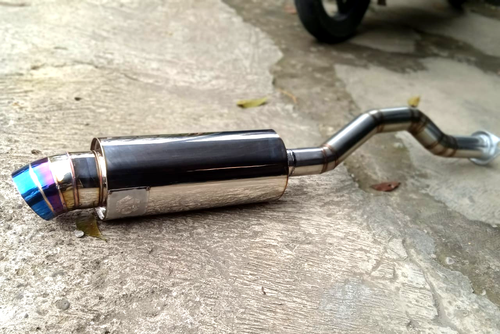 AXLE BACK EXHAUST 2 INCH CUSTOM BLUE BURN TIP FOR HONDA CIVIC FD1 FD2 2006-2011 - Picture 4 of 8