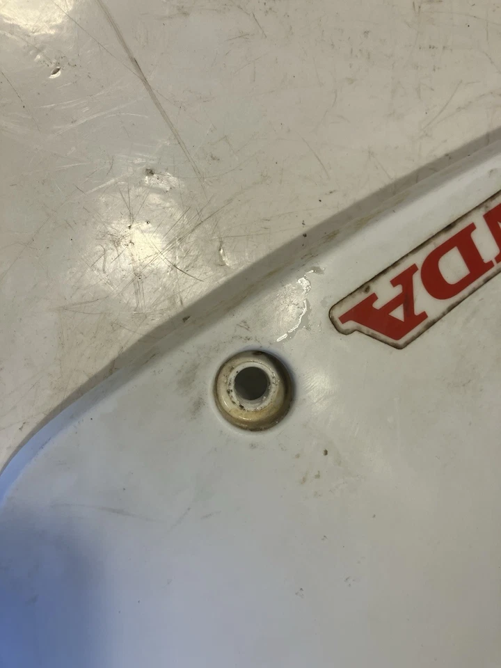 Panel de cubierta lateral izquierdo Honda CRF80F CRF 80 2005 05 83600-KSJ-6700 Foto 3 de 4