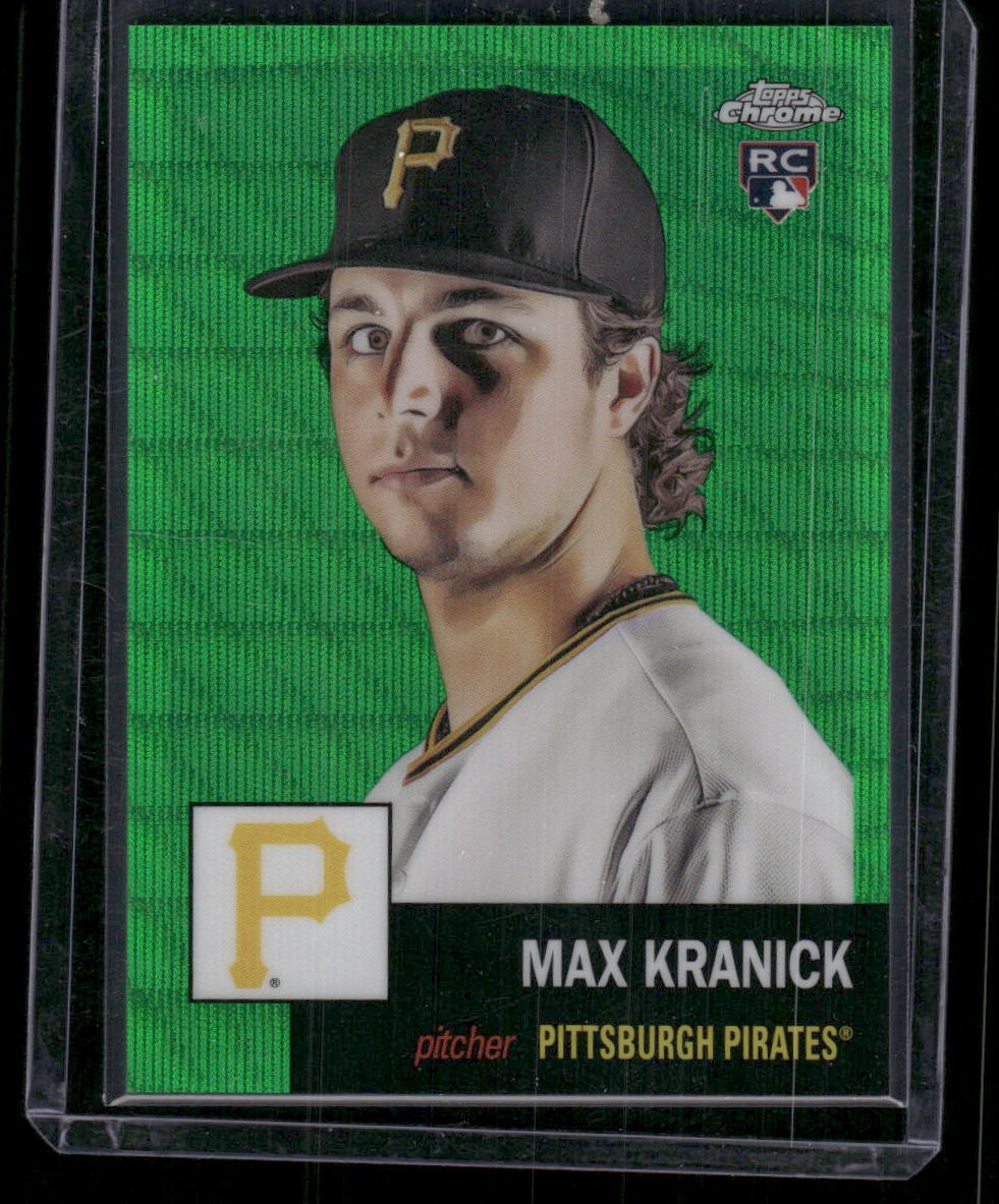2022 Topps Chrome Platinum Anniversary Max Kranick Green Wave Refractor #/99