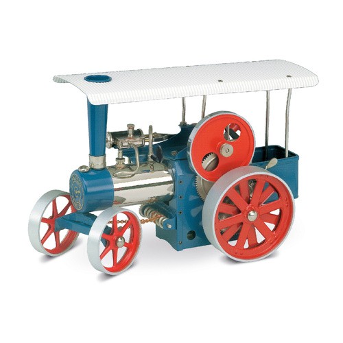 WILESCO D 405 STEAM TRACTION ENGINE BLUE - Bild 1 von 1