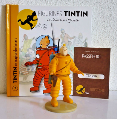 Tim und Struppi Figur - Offizielle Sammlung Nr. 7 - Tim und Struppi im Mondtaucher