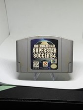 International Superstar Soccer 64 Nintendo N64 Authentic Tested Working Konami