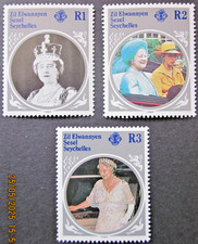 OSIOŁ ZIL ELWANNYEN~S.G. 115-117~ '85 QUEEN MOTHERS 85TH B'DAY OMNIBUS~MNH#05158