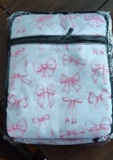 Pink Bow Insulated Lunch Tote