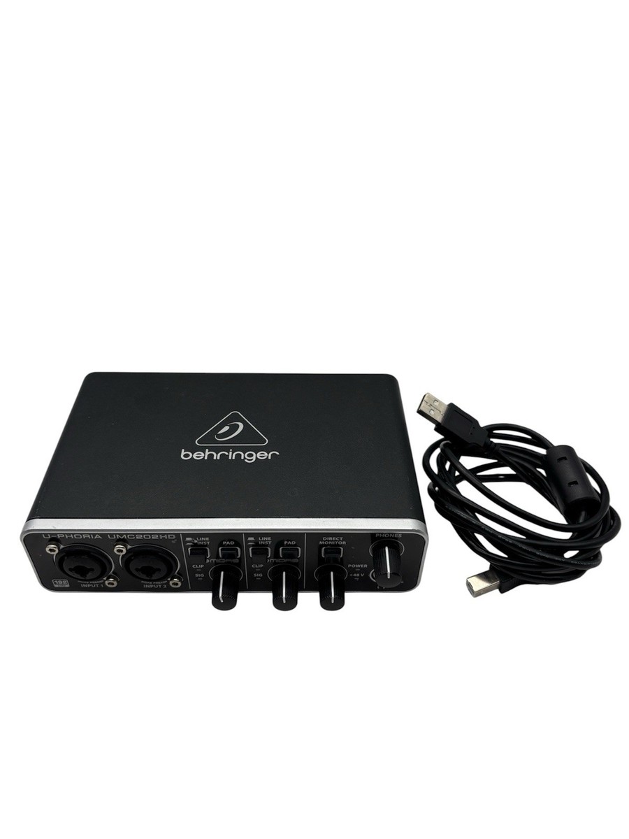 Behringer U-Phoria UMC202HD USB Audio Interface Great Condition | eBay