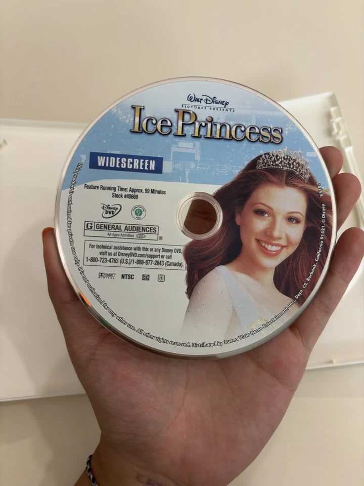 Ice Princess DVD 2005 Walt Disney Мишель Трахтенберг Хайден Панеттьери - Изображение 3 из 4
