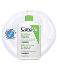 CeraVe Hydrating Cleanser 473ml 16oz Daily Face Body Wash For Normal To Dry Skin