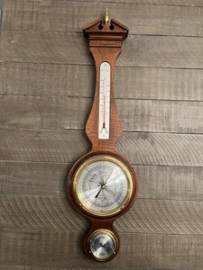 NICE Howard Miller Banjo Barometer/ Thermometer Model 612-712 USA