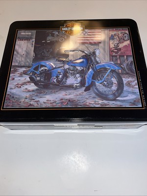 Vintage 2003 HARLEY DAVIDSON Motorcycle Collector's Metal Tin