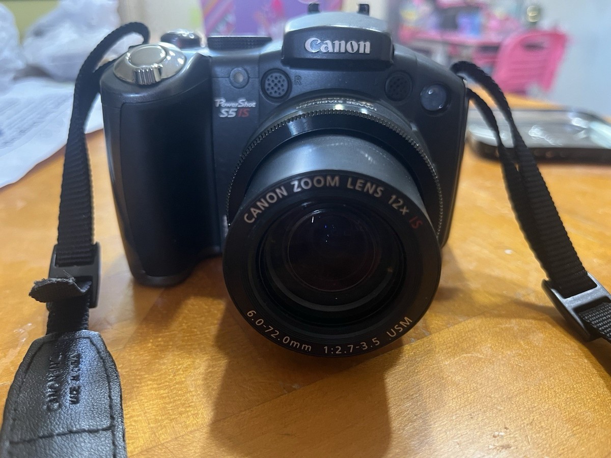 Canon PowerShot S5 IS PC1234 8.0MP 12x Optical Zoom Digital Camera