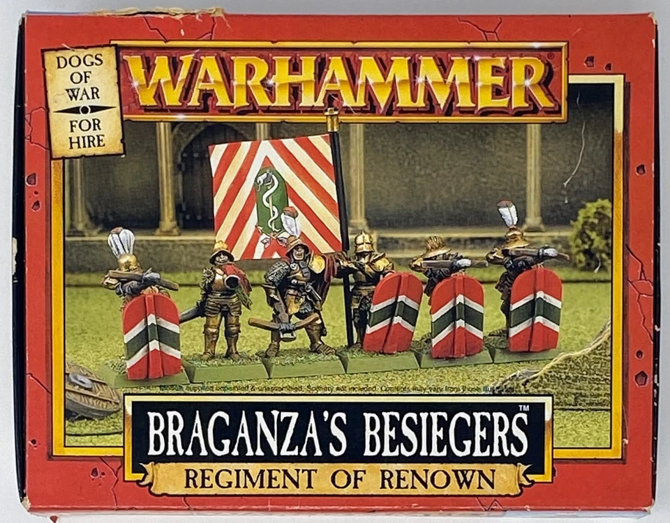 Warhammer Fantasy: Dogs of War - Braganza's Beseigers (6 Models, Metal, CiB) - Image 4 of 4