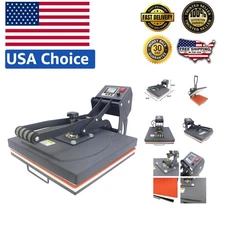 15" x 15" Industrial-Quality LED Heat Press Machine for Sublimation Printing