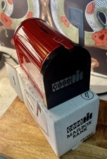 Die-Cast Metal Red Mail Box Coin Bank By ERTL New In Box With Keys 7"