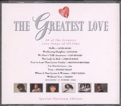Various Artists Greatest Love CD set Europe Telstar with booklet in large jewel - Bild 1 von 2