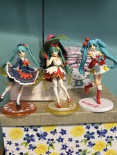 Hatsune Miku 3 Prize Figure Lot Taito/Sega