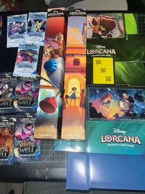 New Disney Lorcana TCG Chip 'n Dale Rescue Rangers Away! Encanto Playmat Bundle!